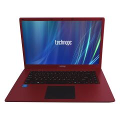 Technopc TI15N33 N3350E 4GB RAM 128GB +240GB SSD Freedos Kırmızı 15.6'' Notebook