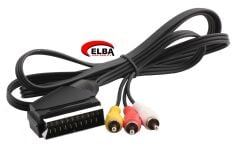 ELBA C50338 SCART TO 3RCA 1.5MT KABLO