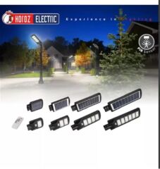 Horoz Compact 300w Led Solar Sokak Armatürü 1567Lm 6400k SMD Led Beyaz Işık Su Geçirmez Kumandalı