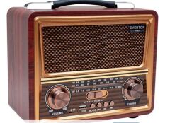Everton Rt-821 Bluetooth Fm-Usb-Tf-Aux Nostaljik Radyo